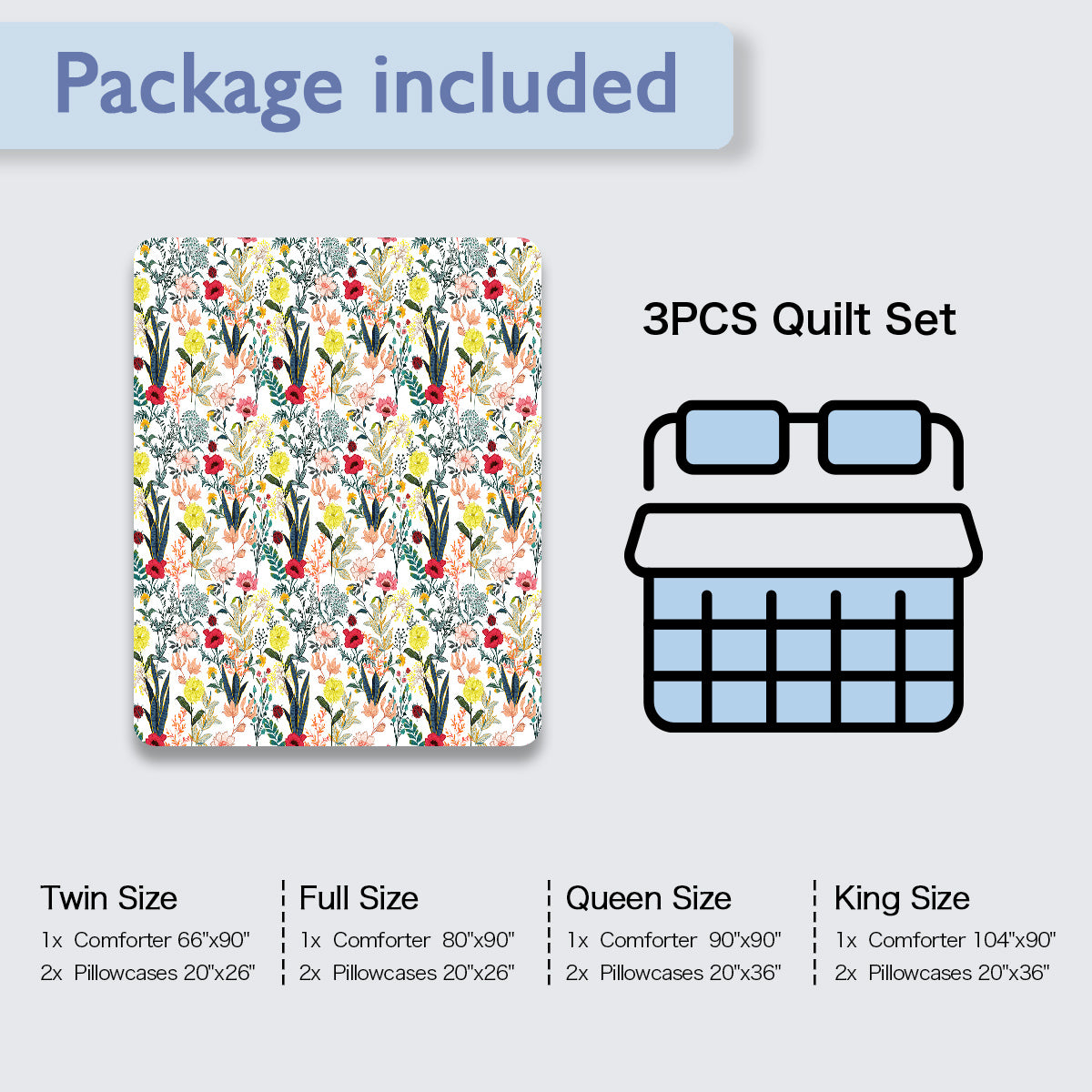 PURE PLY TEXTILES Floral Quilt Pieces | Layered Warmth