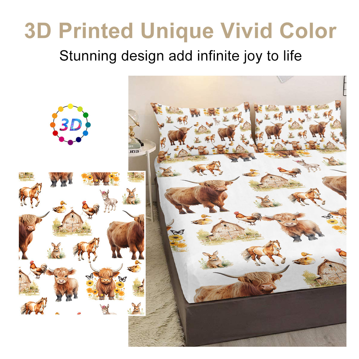 PURE PLY TEXTILES 3Pcs Little Cow | Orthopedic Relief