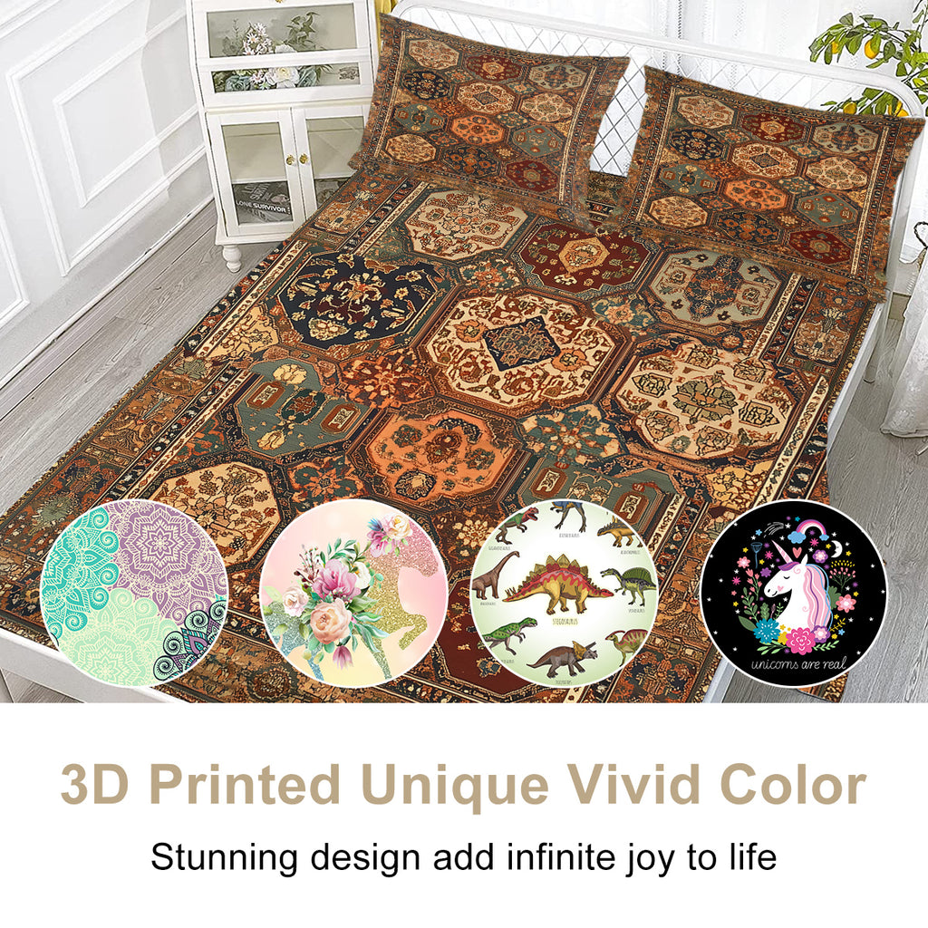 PURE PLY TEXTILES 4Pcs Retro Bohemian | Orthopedic Relief