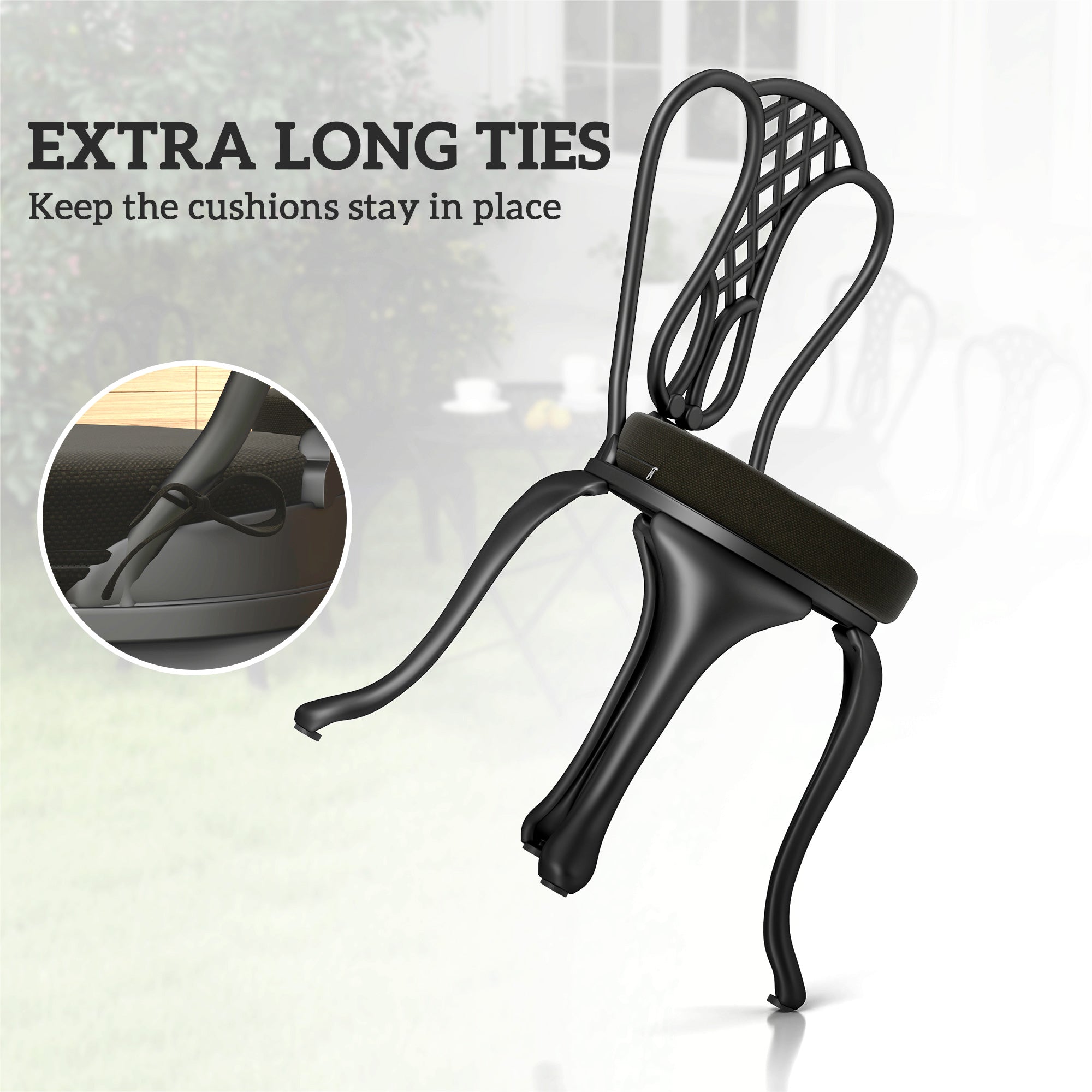 PURE PLY TEXTILES Patio Chair Cushions | Ergonomic Support
