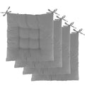 PURE PLY TEXTILES 4Pcs Chair Cushion | Ergonomic Support