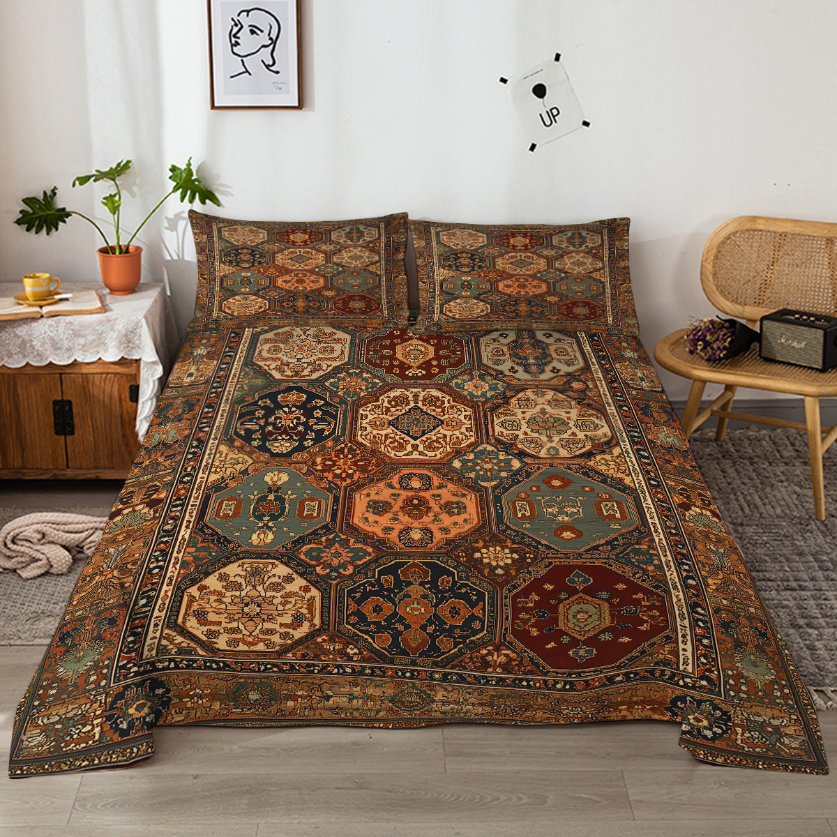 PURE PLY TEXTILES 4Pcs Retro Bohemian | Orthopedic Relief