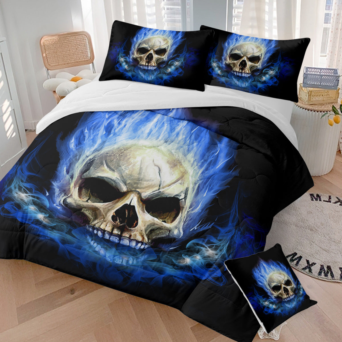 PURE PLY TEXTILES Piece Blue Fire | Ergonomic Support