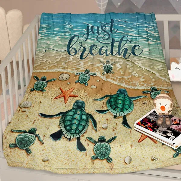 PURE PLY TEXTILES Sea Turtle Flannal | Layered Warmth