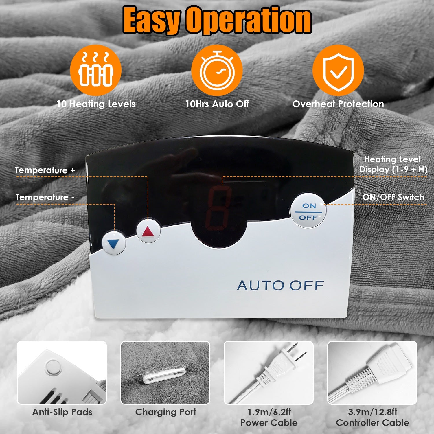 PURE PLY TEXTILES 1Pc Electric Heated | Layered Warmth