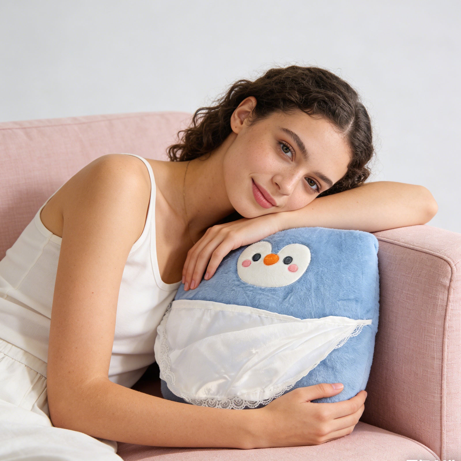 PURE PLY TEXTILES Penguin Back Pillow | Orthopedic Relief