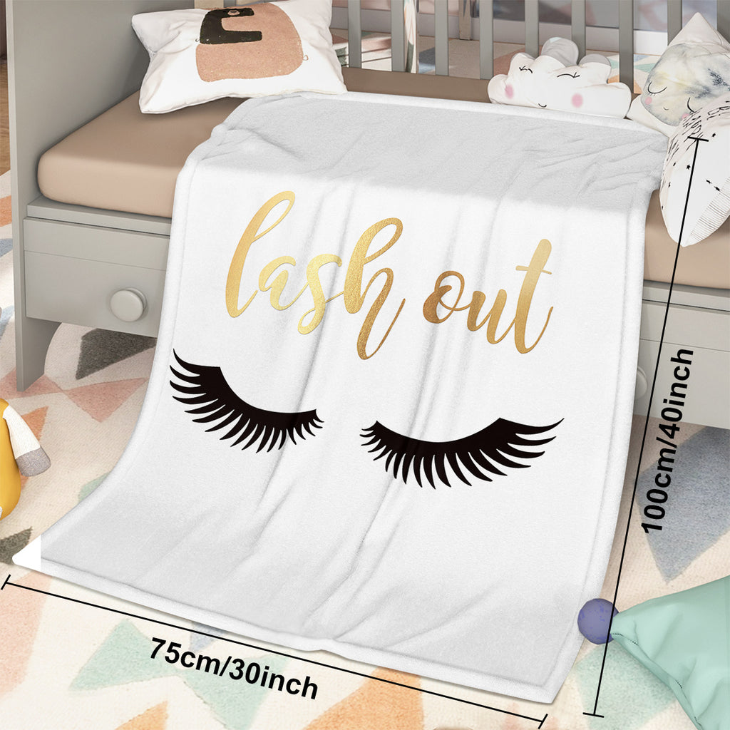 PURE PLY TEXTILES Long Eyelashes Printed | Layered Warmth