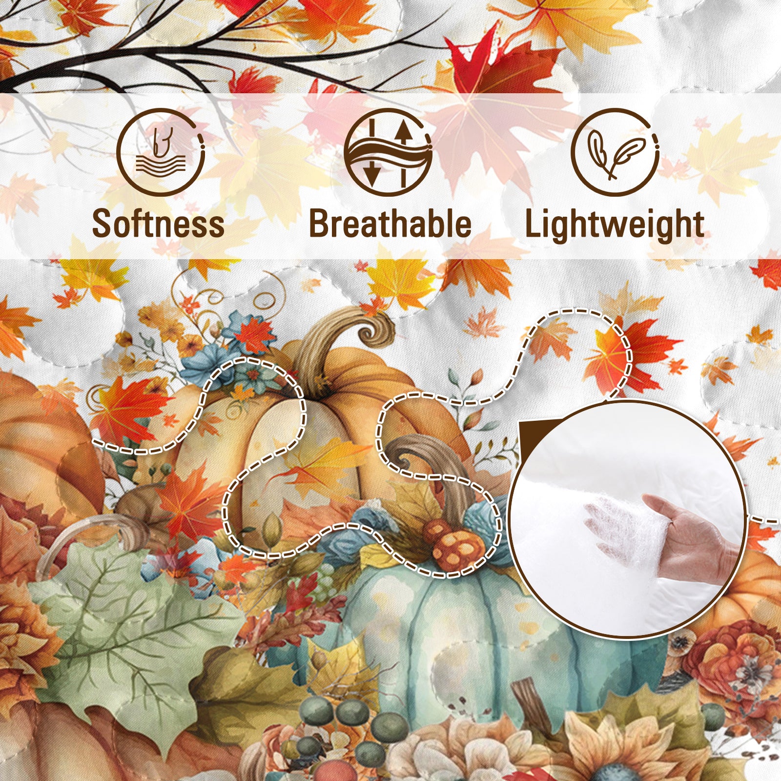 PURE PLY TEXTILES Autumn Theme Pcs | Layered Warmth