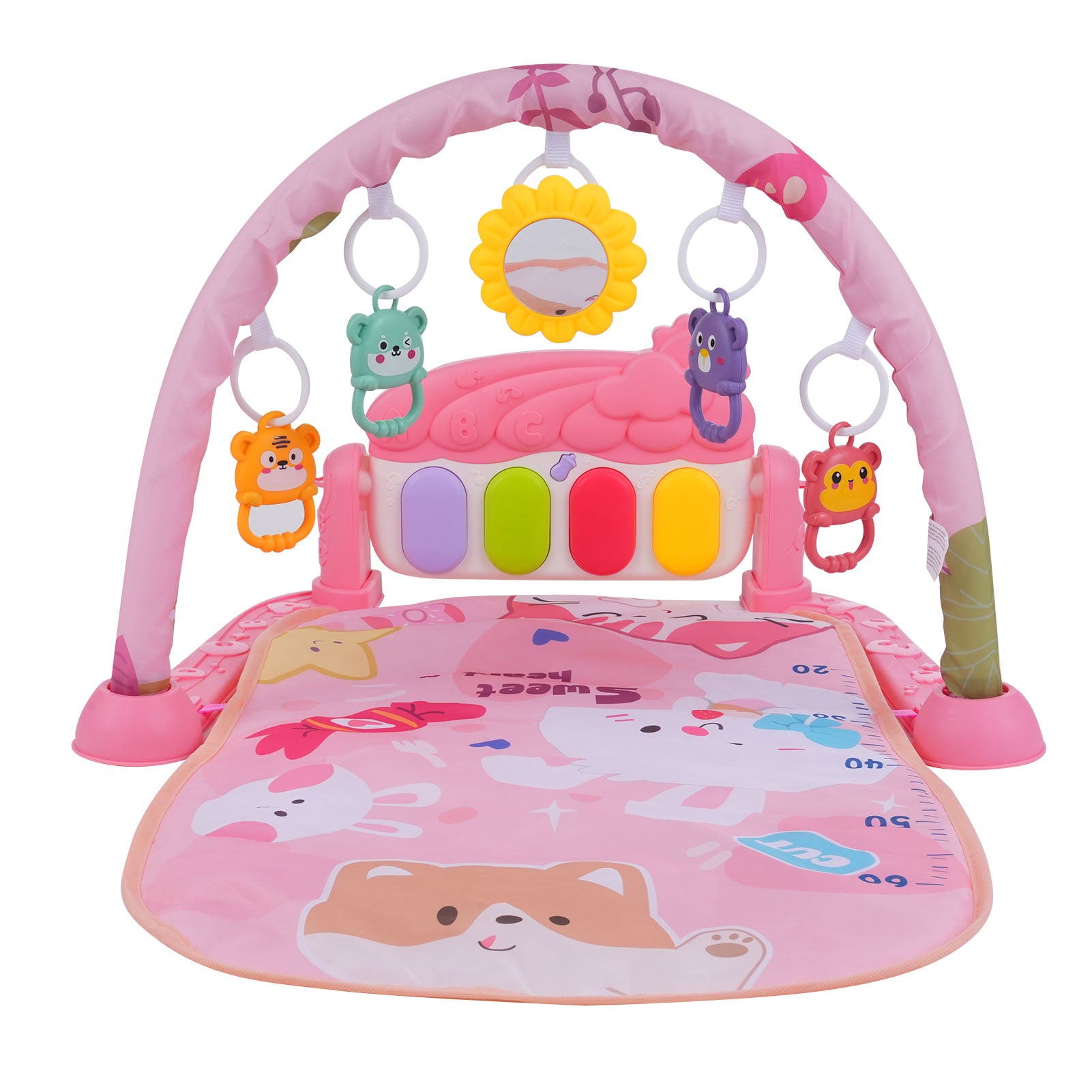 PURE PLY TEXTILES Baby Piano Play | Safe Ultra-Soft Fun