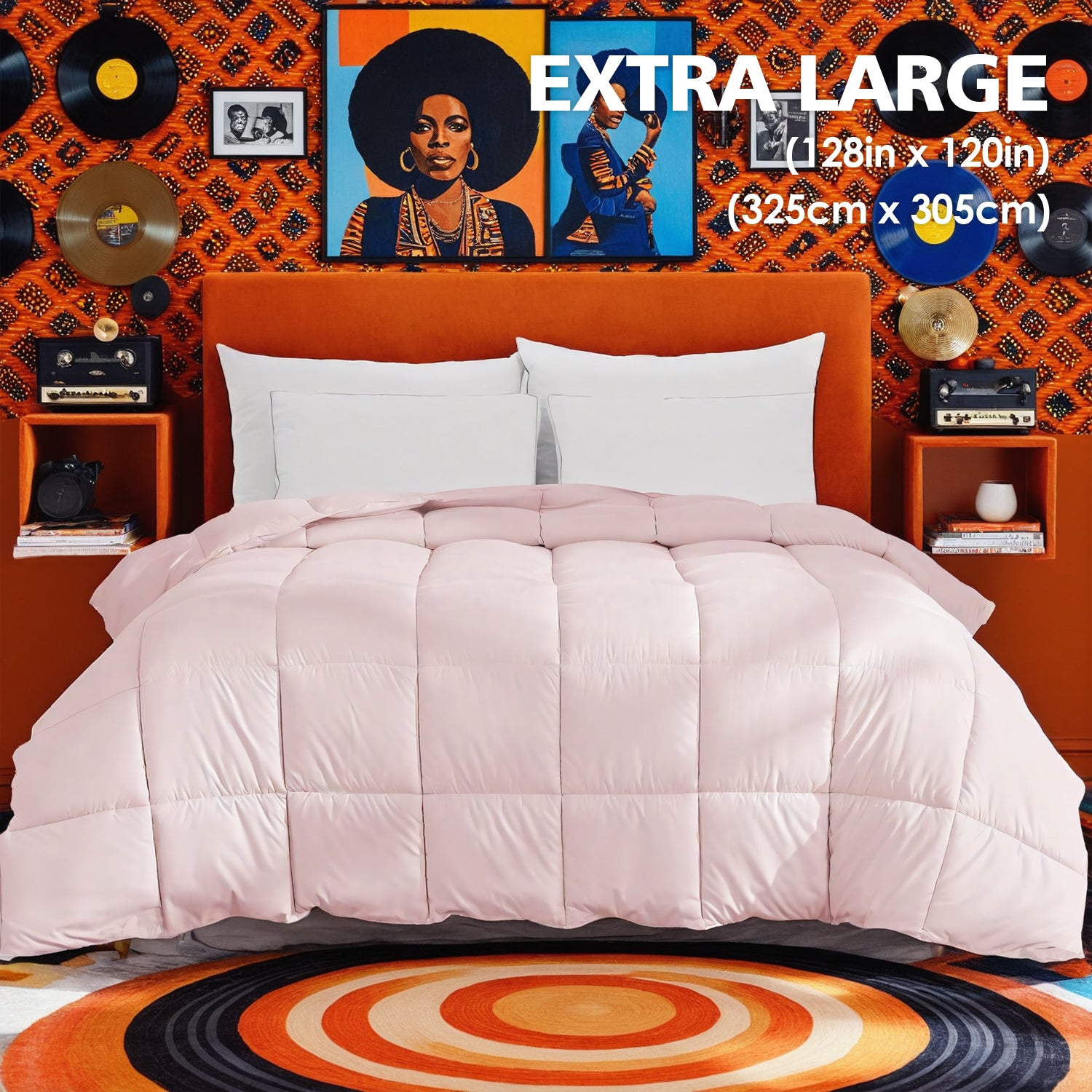 PURE PLY TEXTILES Extra Large Pink | Layered Warmth