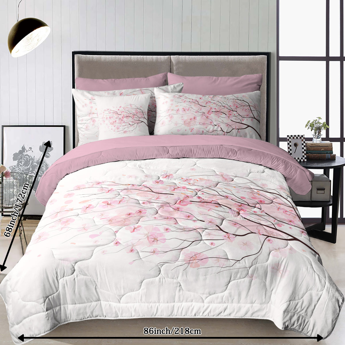 PURE PLY TEXTILES Cherry Blossom Pattern | Ergonomic Support