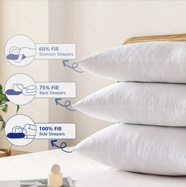 PURE PLY TEXTILES White Standard Size | Orthopedic Relief