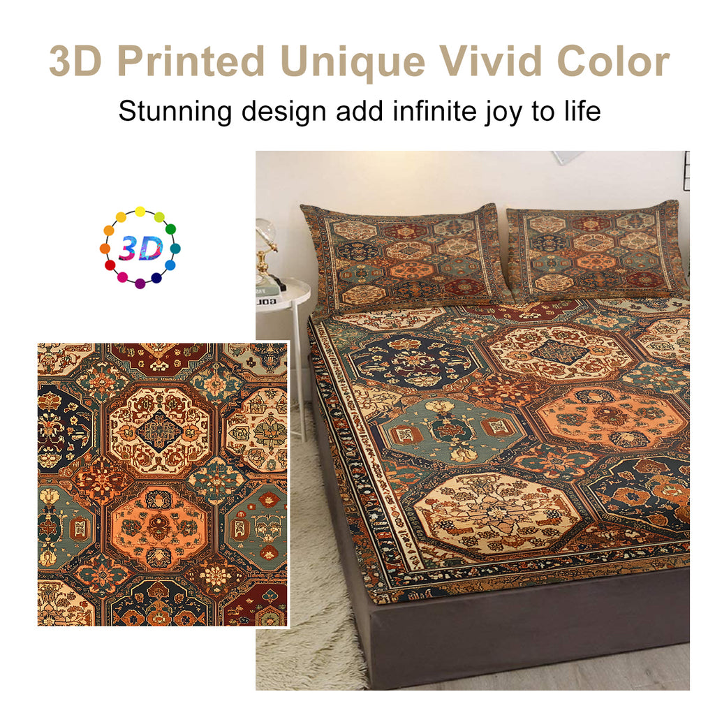 PURE PLY TEXTILES 3Pcs Retro Bohemian | Orthopedic Relief