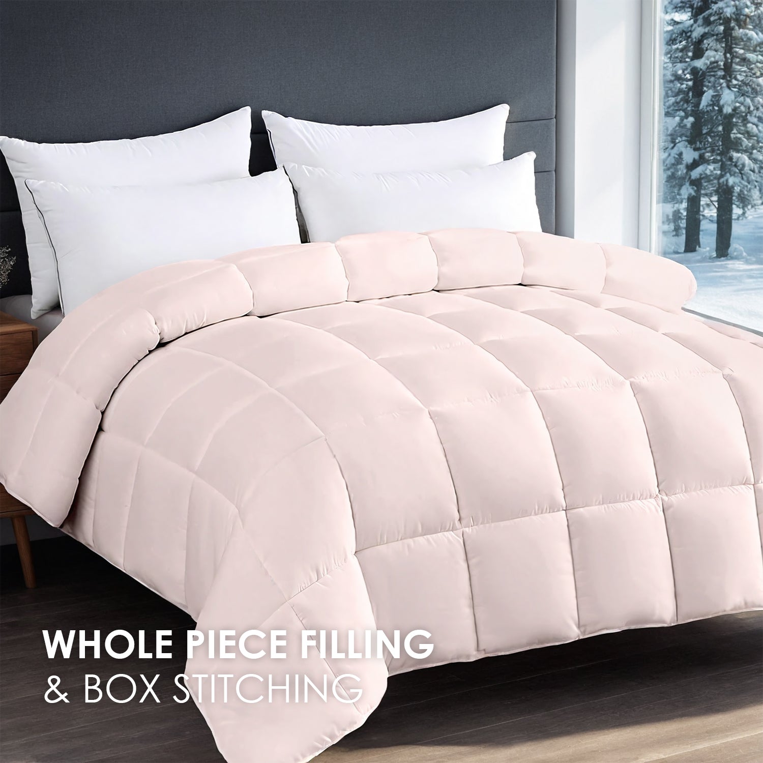 PURE PLY TEXTILES Pink Extra Large | Cloud-Like Loft