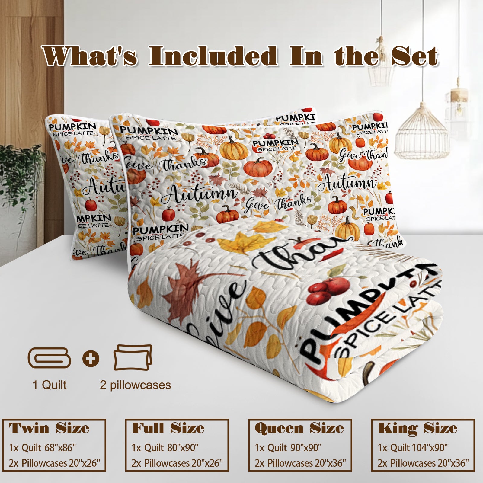 PURE PLY TEXTILES 3Pcs Pumpkin Autumn | Orthopedic Relief