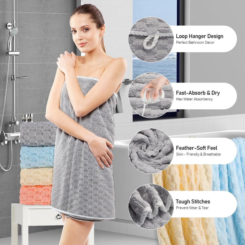PURE PLY TEXTILES Luxury Microfiber Bath | Cloud-Like Loft