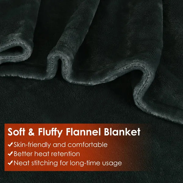 PURE PLY TEXTILES Usb Heated Blanket | Layered Warmth