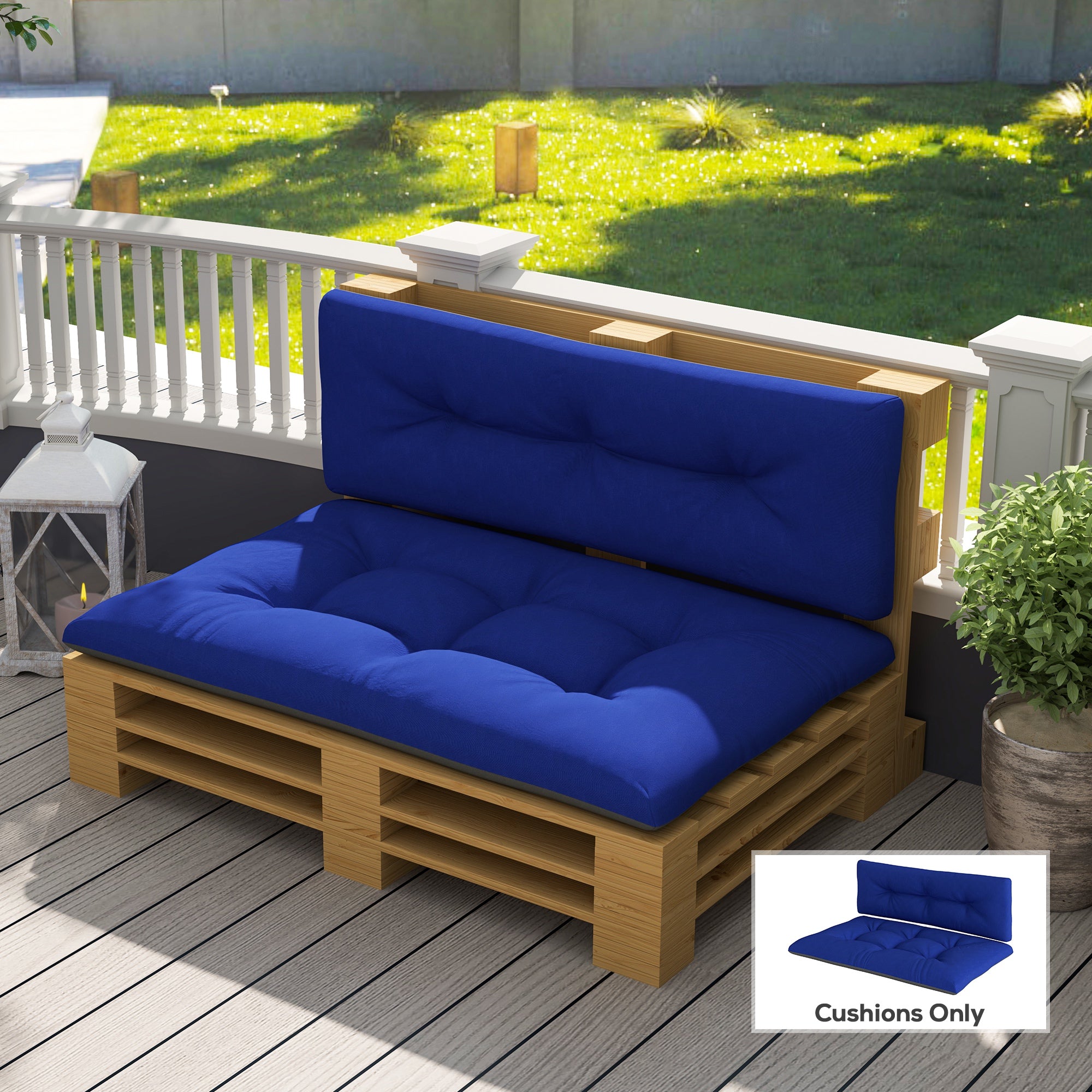 PURE PLY TEXTILES Seater Pallet Cushions | Ergonomic Support