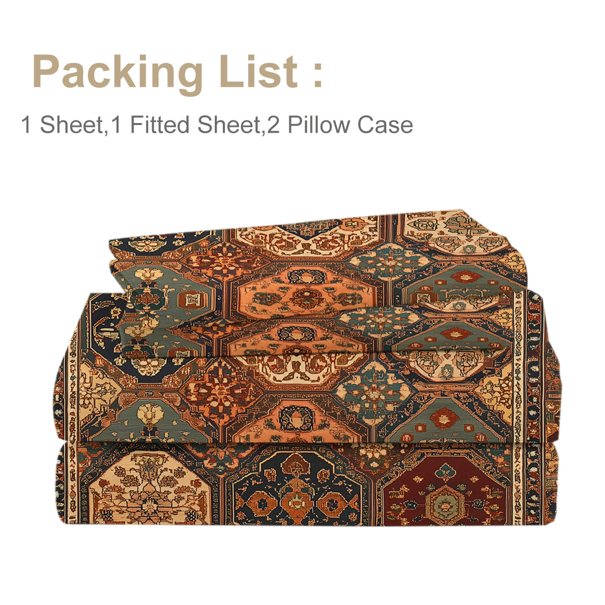 PURE PLY TEXTILES 4Pcs Retro Bohemian | Orthopedic Relief
