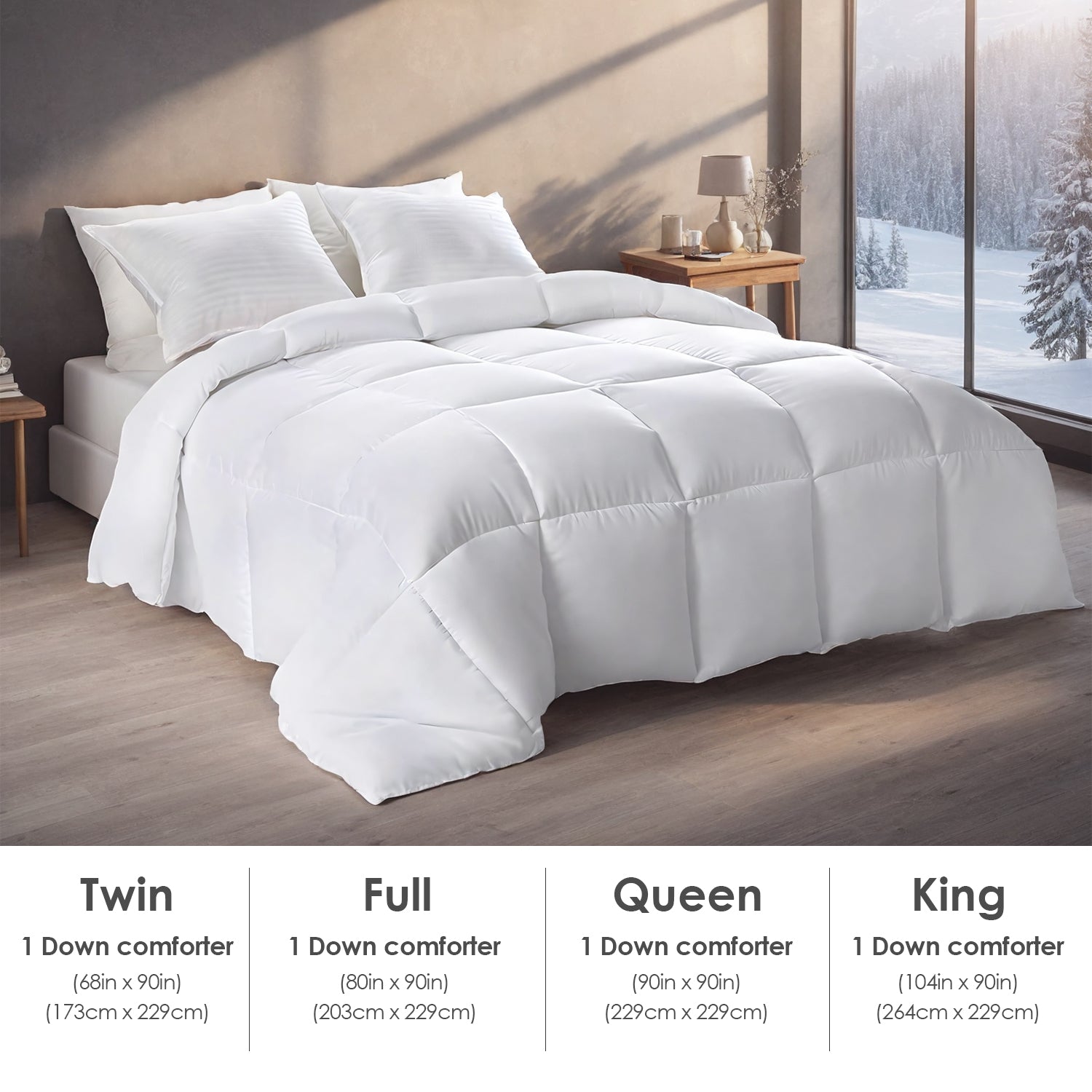 PURE PLY TEXTILES White Oversized Checkered | Layered Warmth
