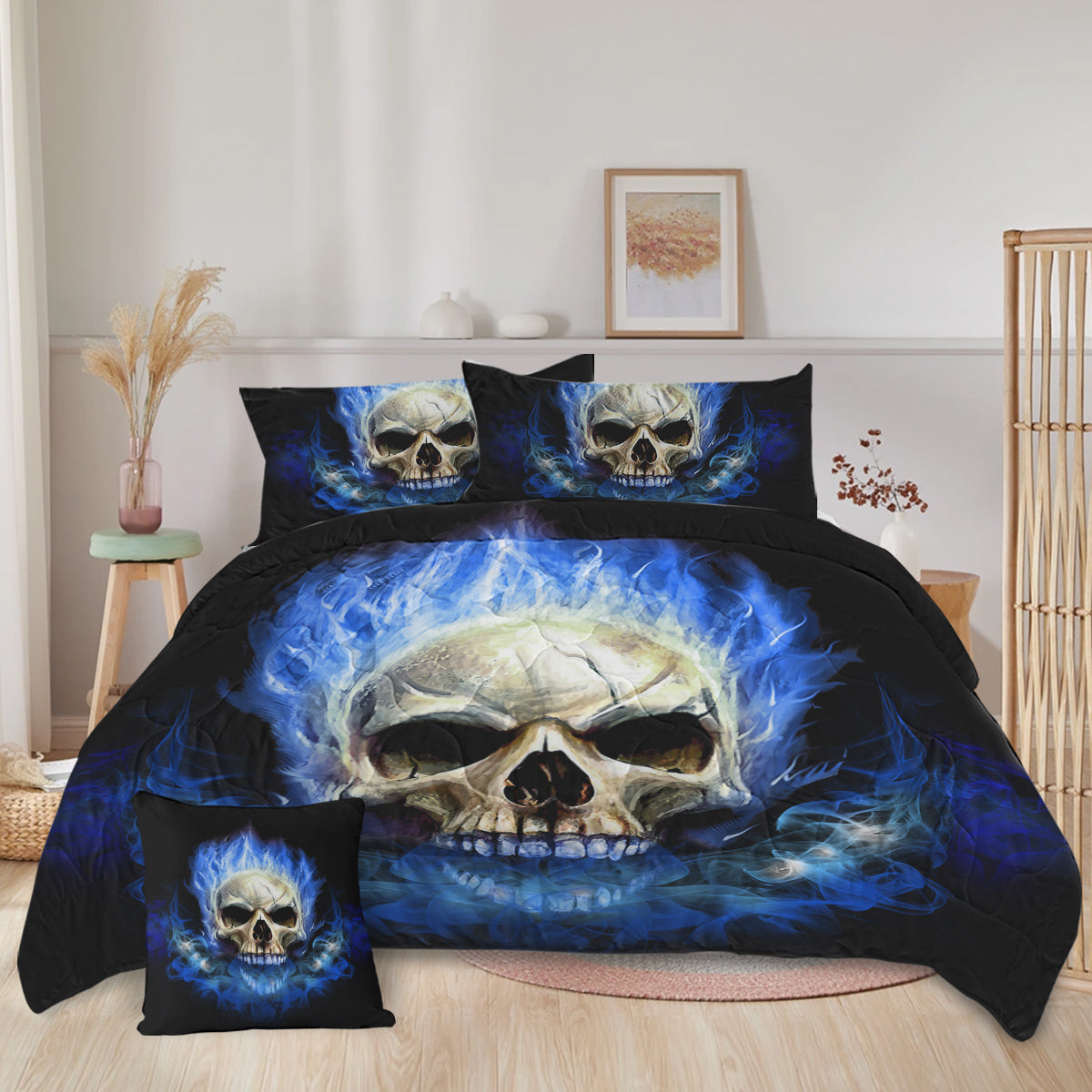 PURE PLY TEXTILES Piece Blue Fire | Ergonomic Support