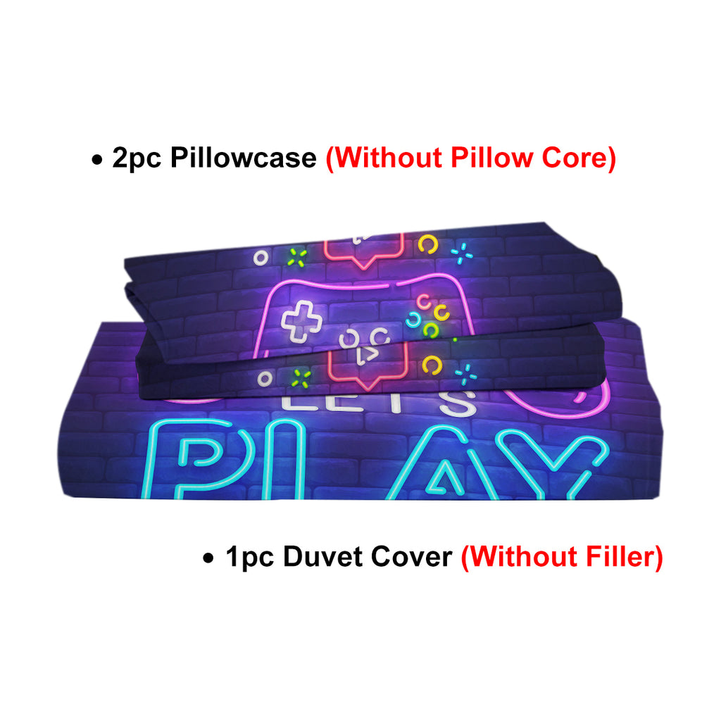 PURE PLY TEXTILES Gaming Duvet Cover | Orthopedic Relief