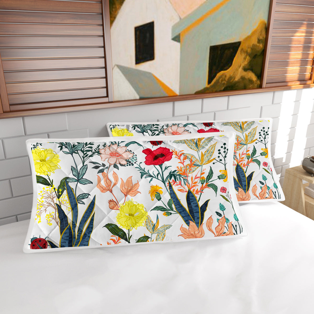 PURE PLY TEXTILES Floral Quilt Pieces | Layered Warmth
