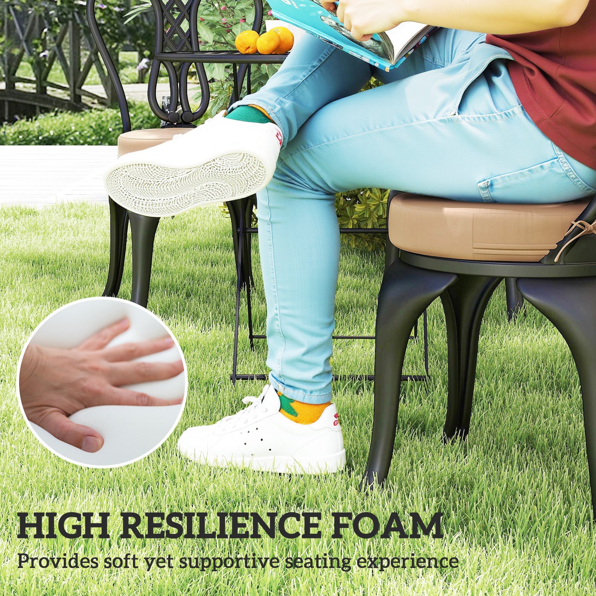 PURE PLY TEXTILES Patio Chair Cushions | Ergonomic Support