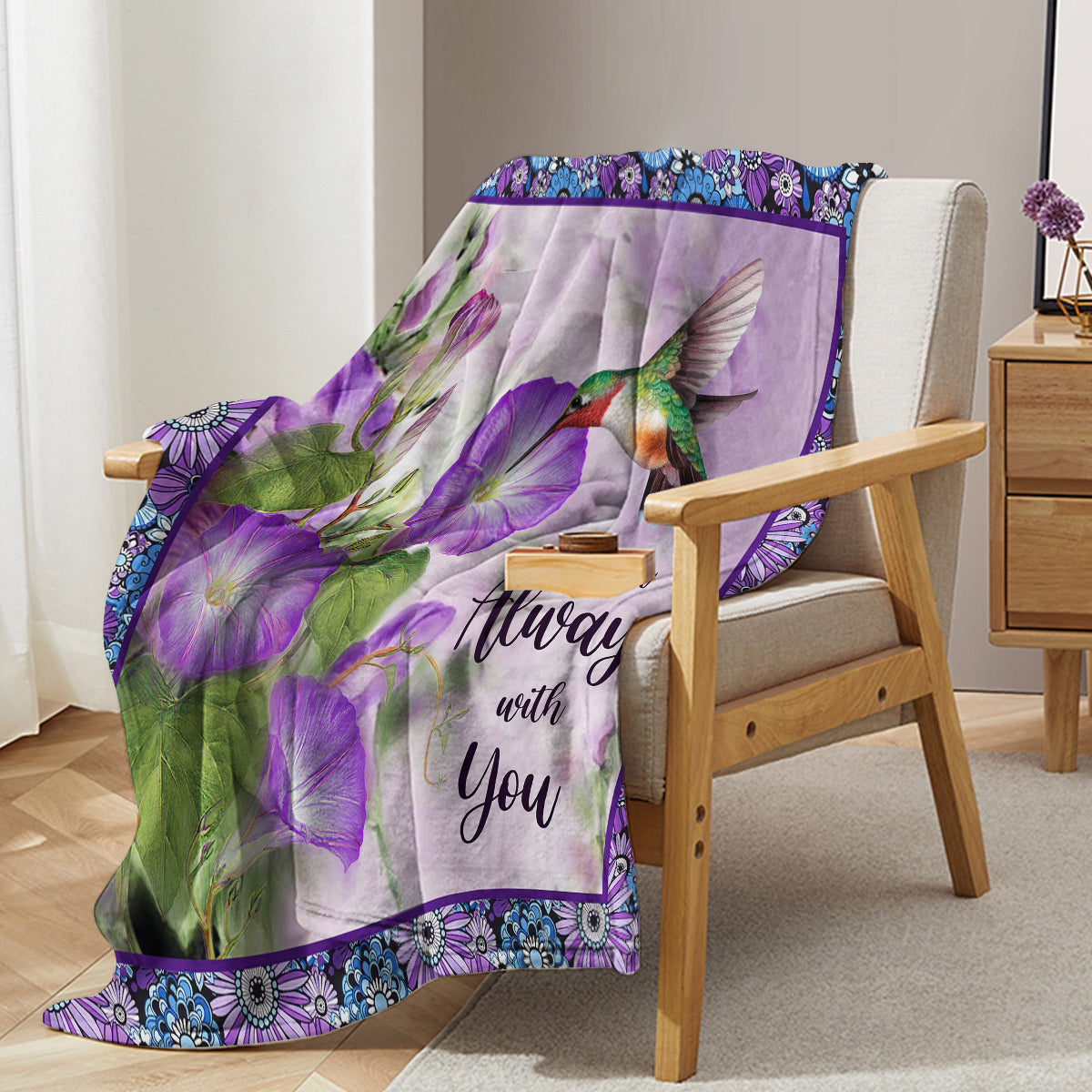 PURE PLY TEXTILES 1Pc Purple Morning | Layered Warmth
