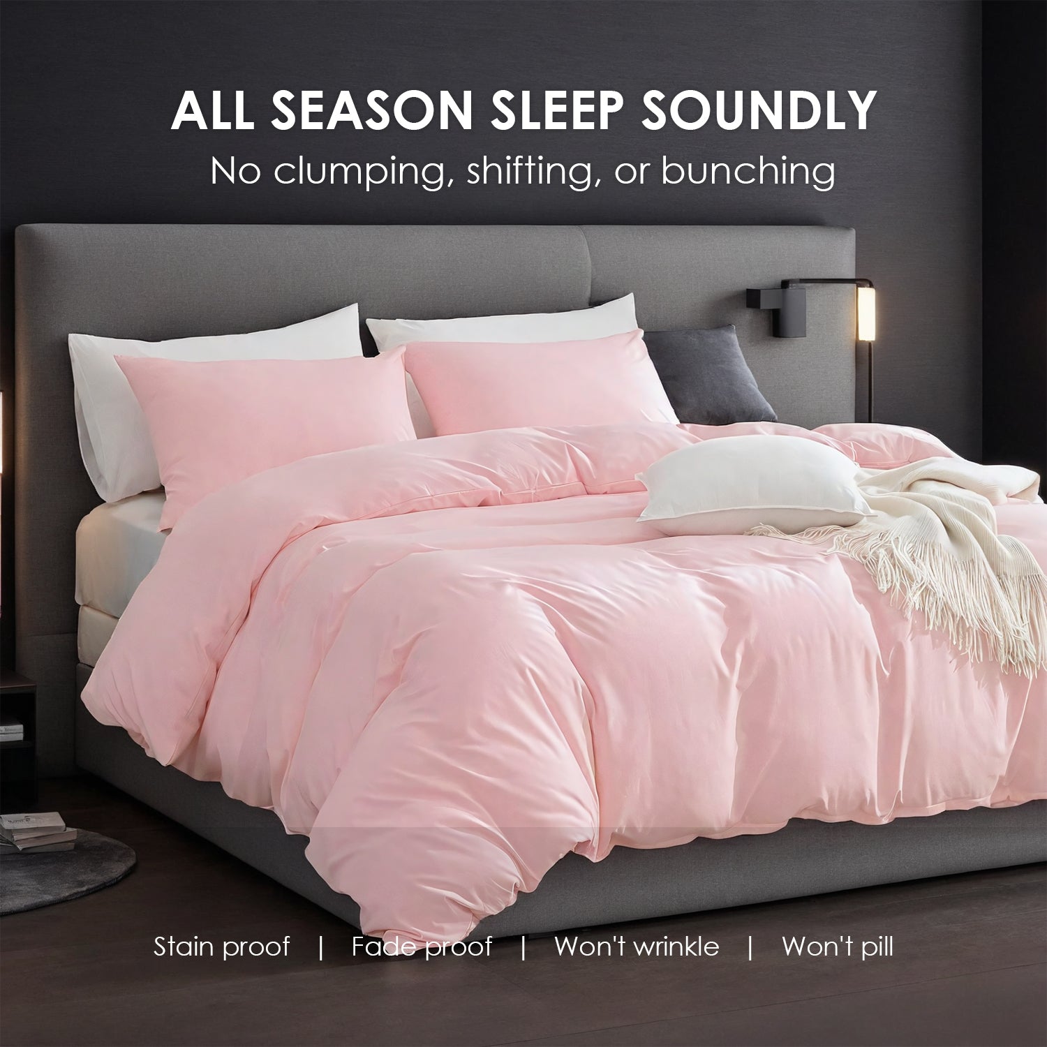 PURE PLY TEXTILES Solid Color Oversized | Cloud-Like Loft