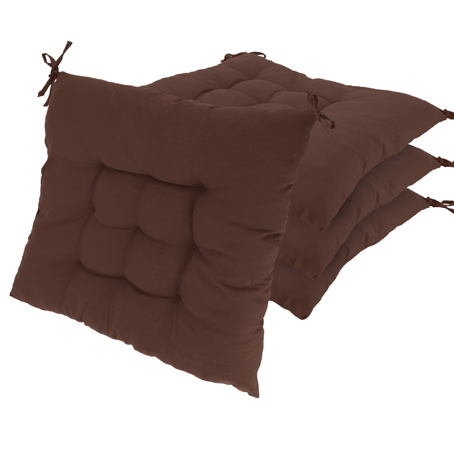 PURE PLY TEXTILES 4Pcs Chair Cushion | Ergonomic Support