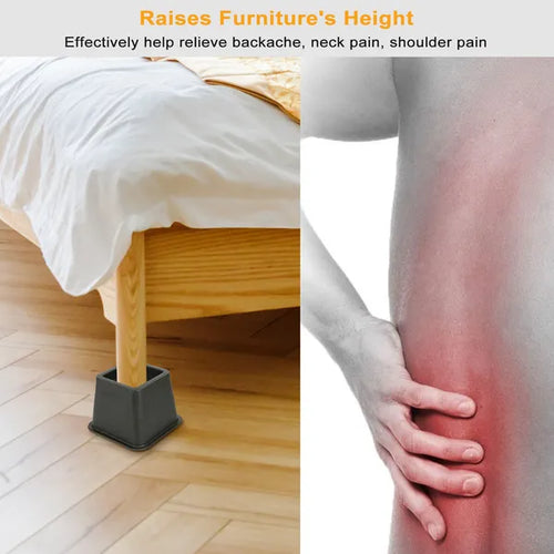 PURE PLY TEXTILES 8Pcs Furniture Risers | Ergonomic Support
