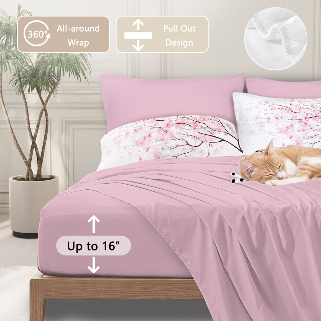 PURE PLY TEXTILES Cherry Blossom Pattern | Ergonomic Support