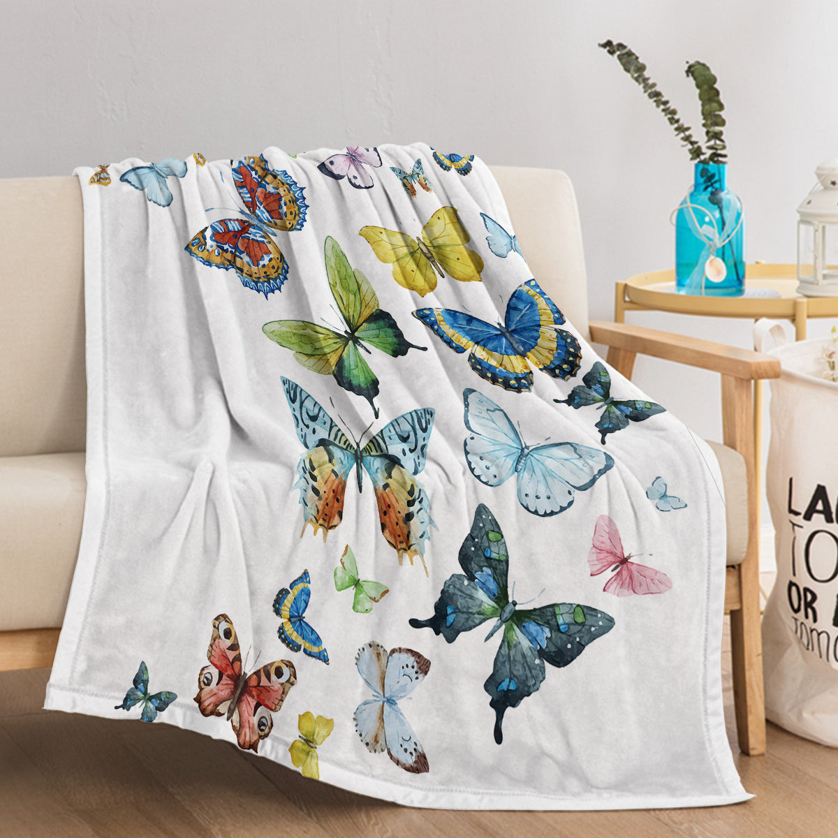 PURE PLY TEXTILES 1Pc Colorful Butterfly | Layered Warmth