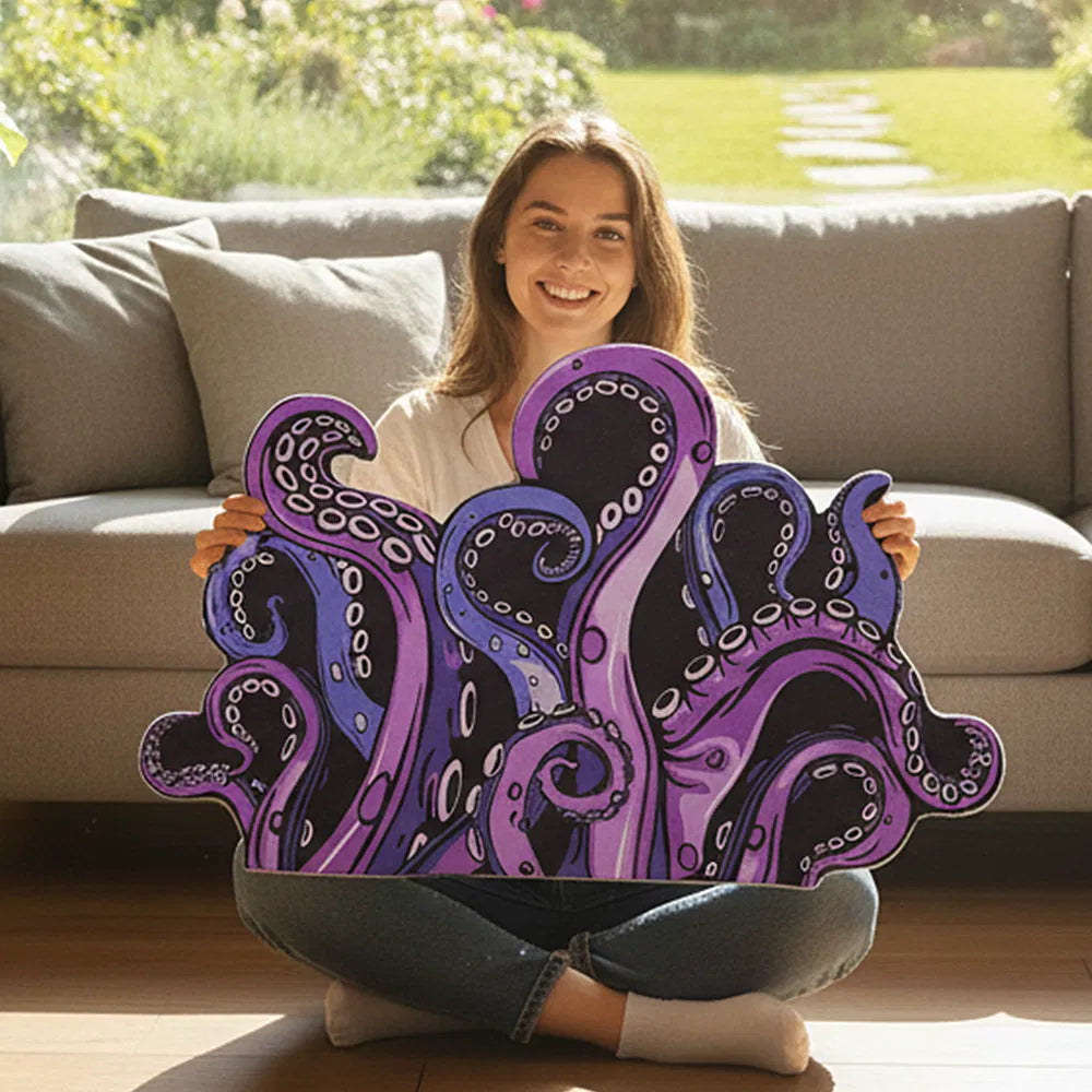 PURE PLY TEXTILES Green And Purple | Safe Ultra-Soft Fun