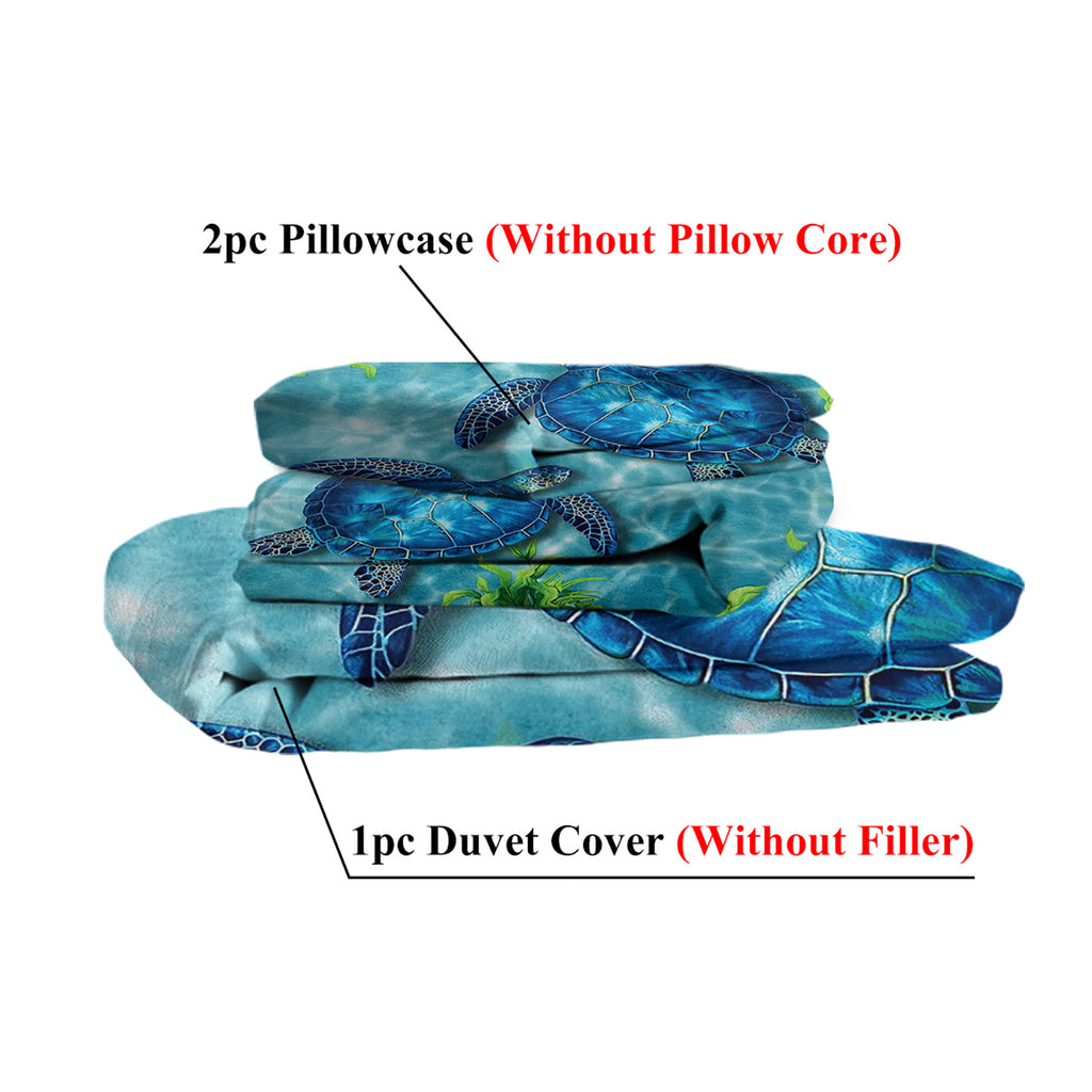 PURE PLY TEXTILES Sea Turtle Pattern | Cloud-Like Loft