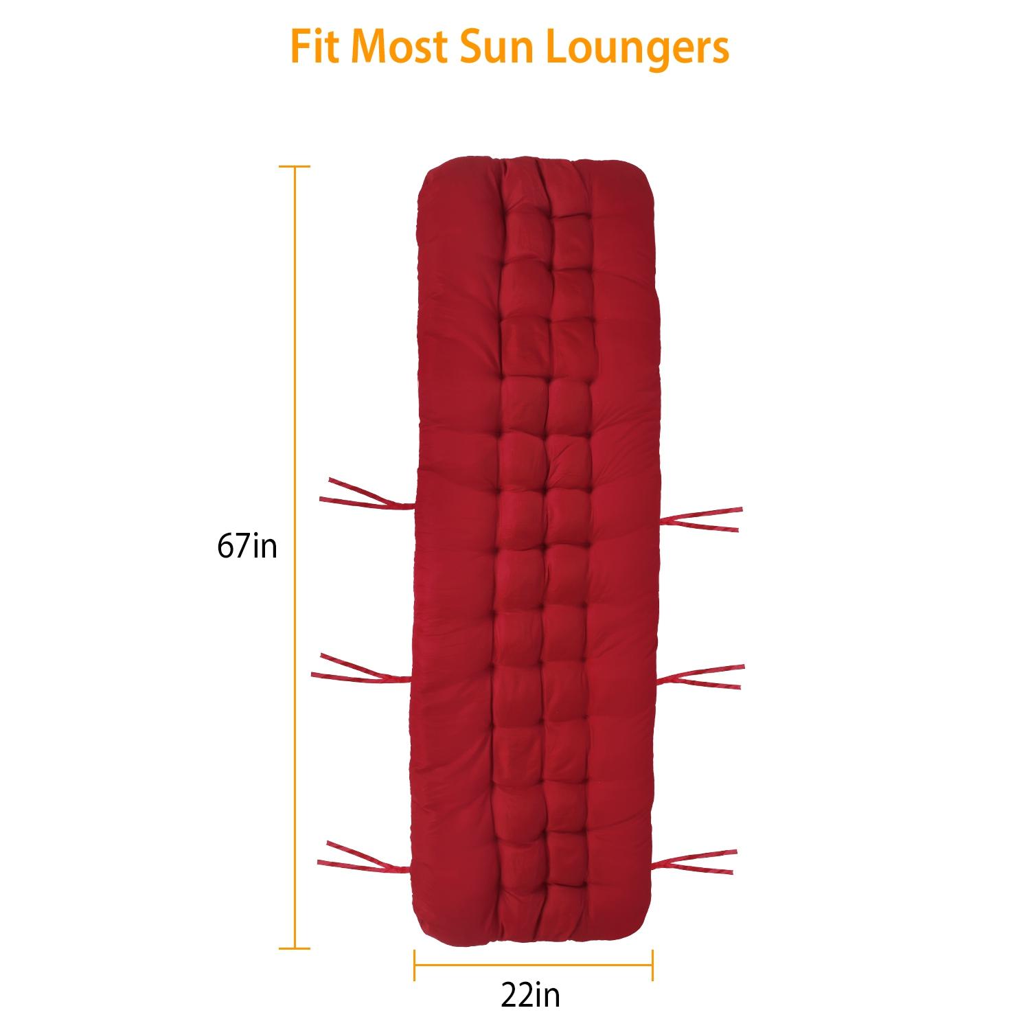 PURE PLY TEXTILES 1Pc Chaise Lounger | Ergonomic Support