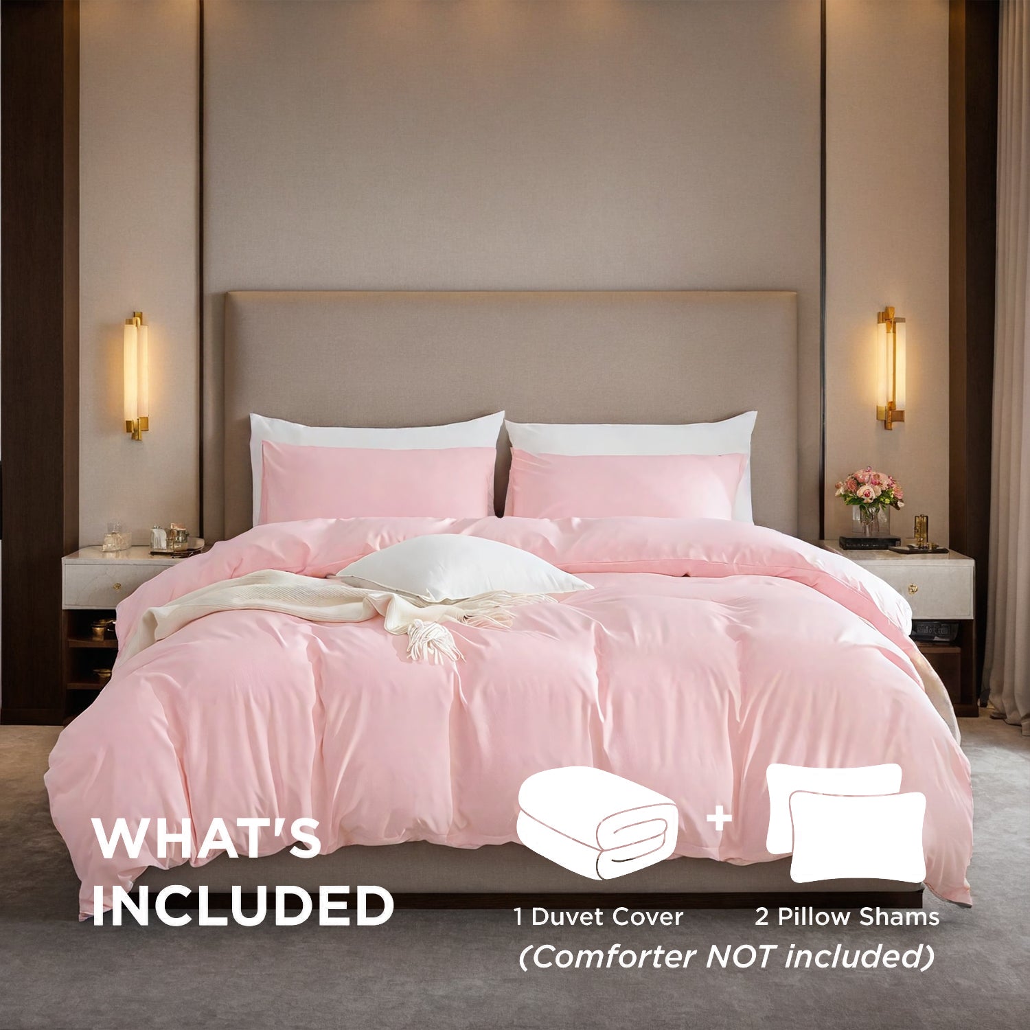 PURE PLY TEXTILES White Pink Oversized | Orthopedic Relief