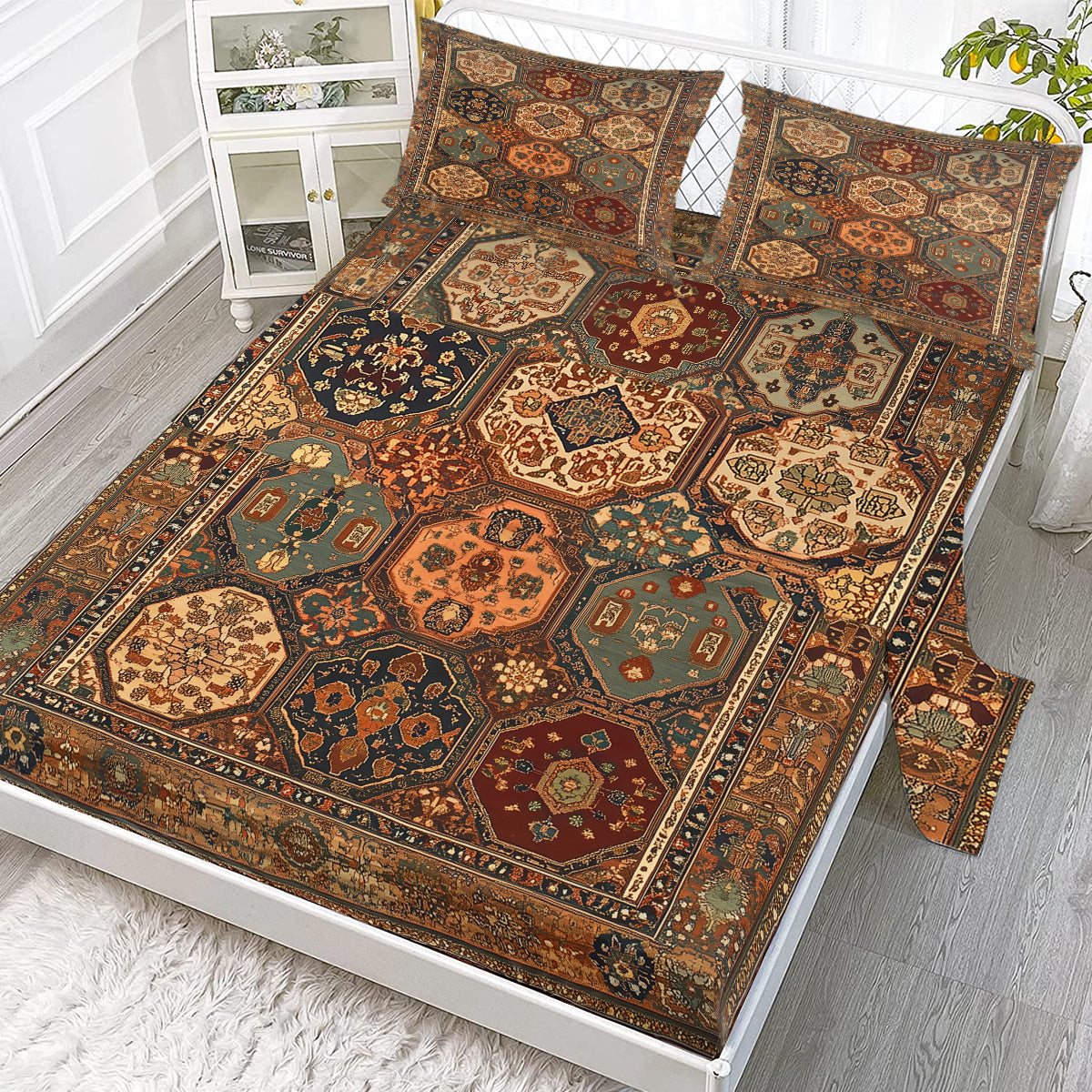 PURE PLY TEXTILES 4Pcs Retro Bohemian | Orthopedic Relief