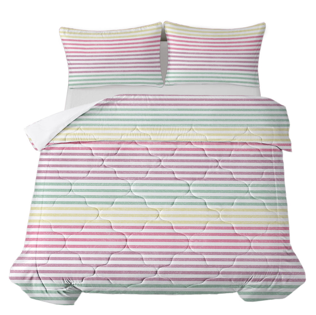 PURE PLY TEXTILES Striped Comforter Set | Orthopedic Relief