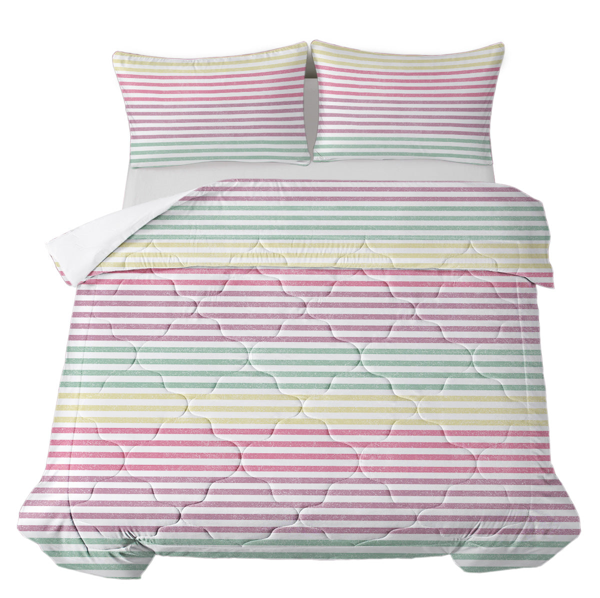 PURE PLY TEXTILES Striped Comforter Set | Orthopedic Relief