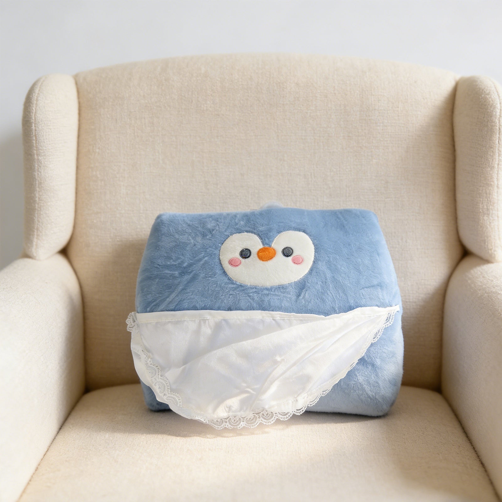 PURE PLY TEXTILES Penguin Back Pillow | Orthopedic Relief
