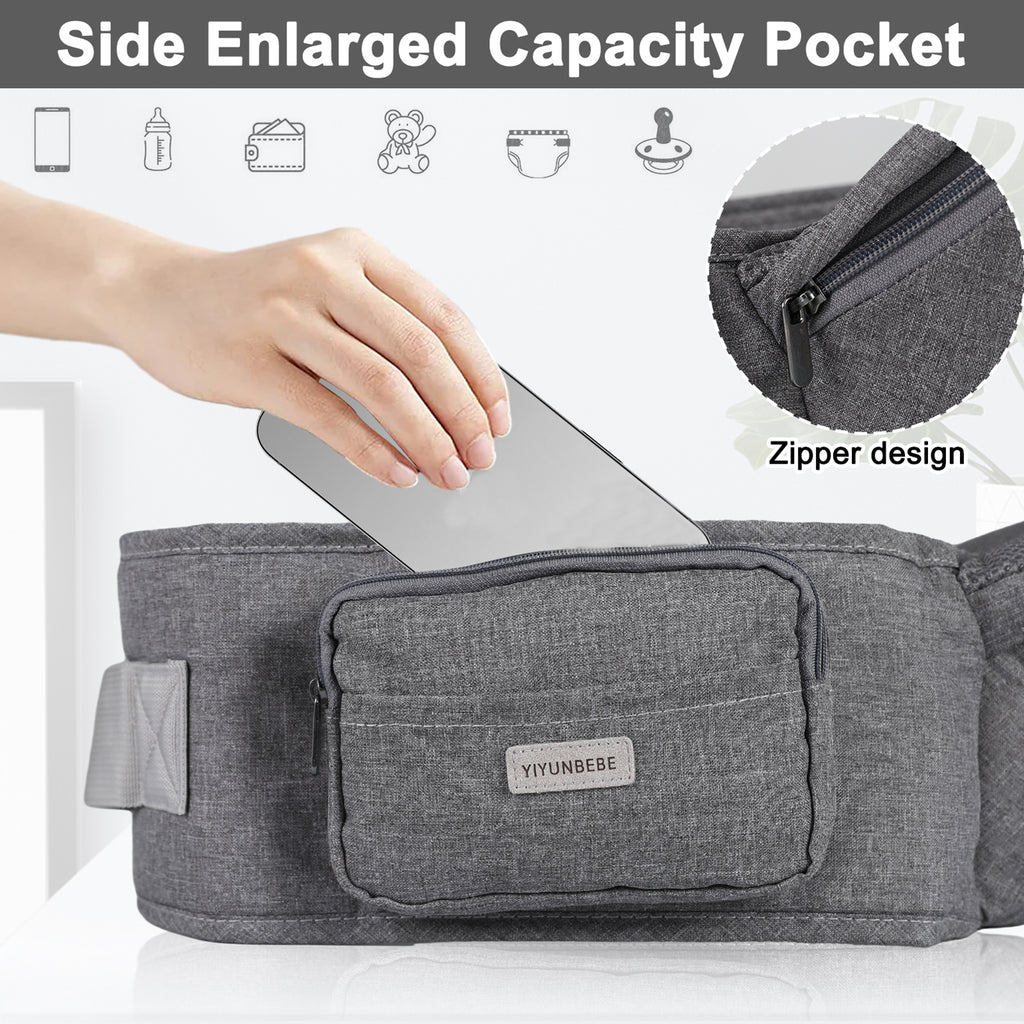 PURE PLY TEXTILES Ergonomic Hip Seat | Safe Ultra-Soft Fun