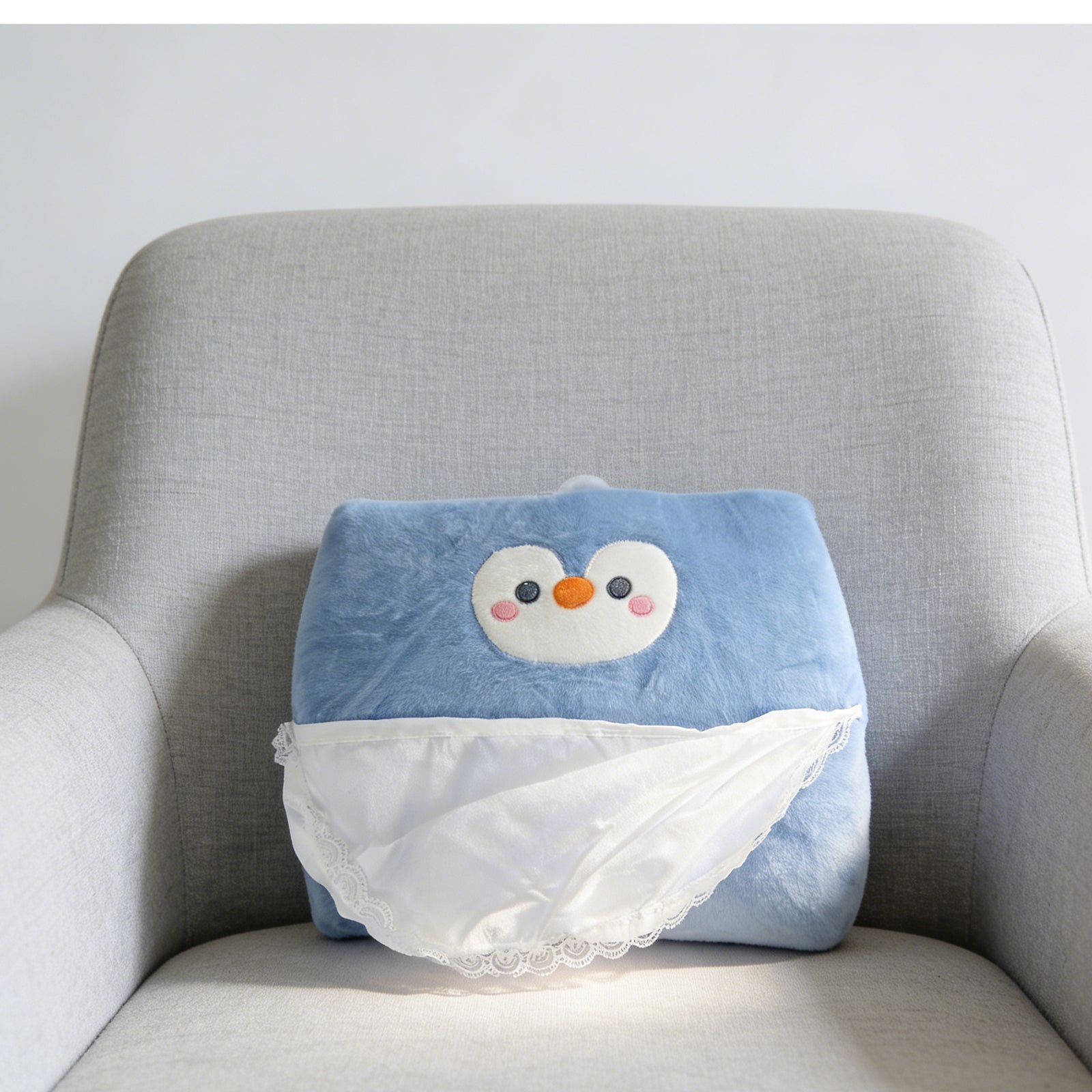 PURE PLY TEXTILES Penguin Back Pillow | Orthopedic Relief