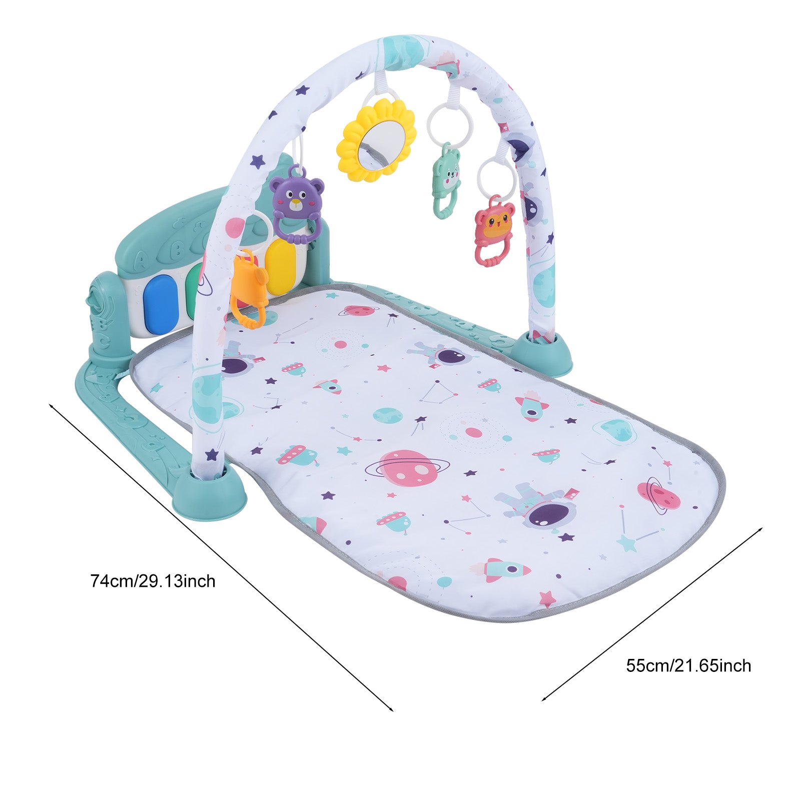 PURE PLY TEXTILES Baby Play Mat | Safe Ultra-Soft Fun