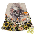 PURE PLY TEXTILES Rustic Skull Sunflower | Ergonomic Support
