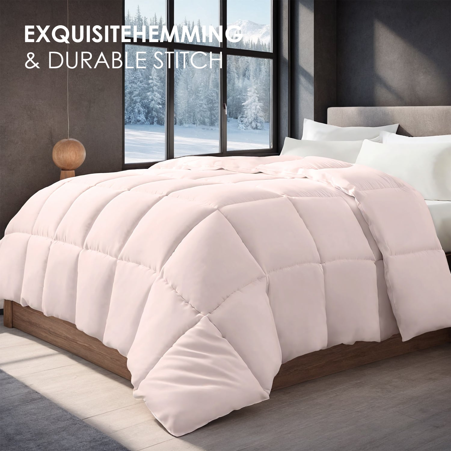 PURE PLY TEXTILES Pink Extra Large | Cloud-Like Loft