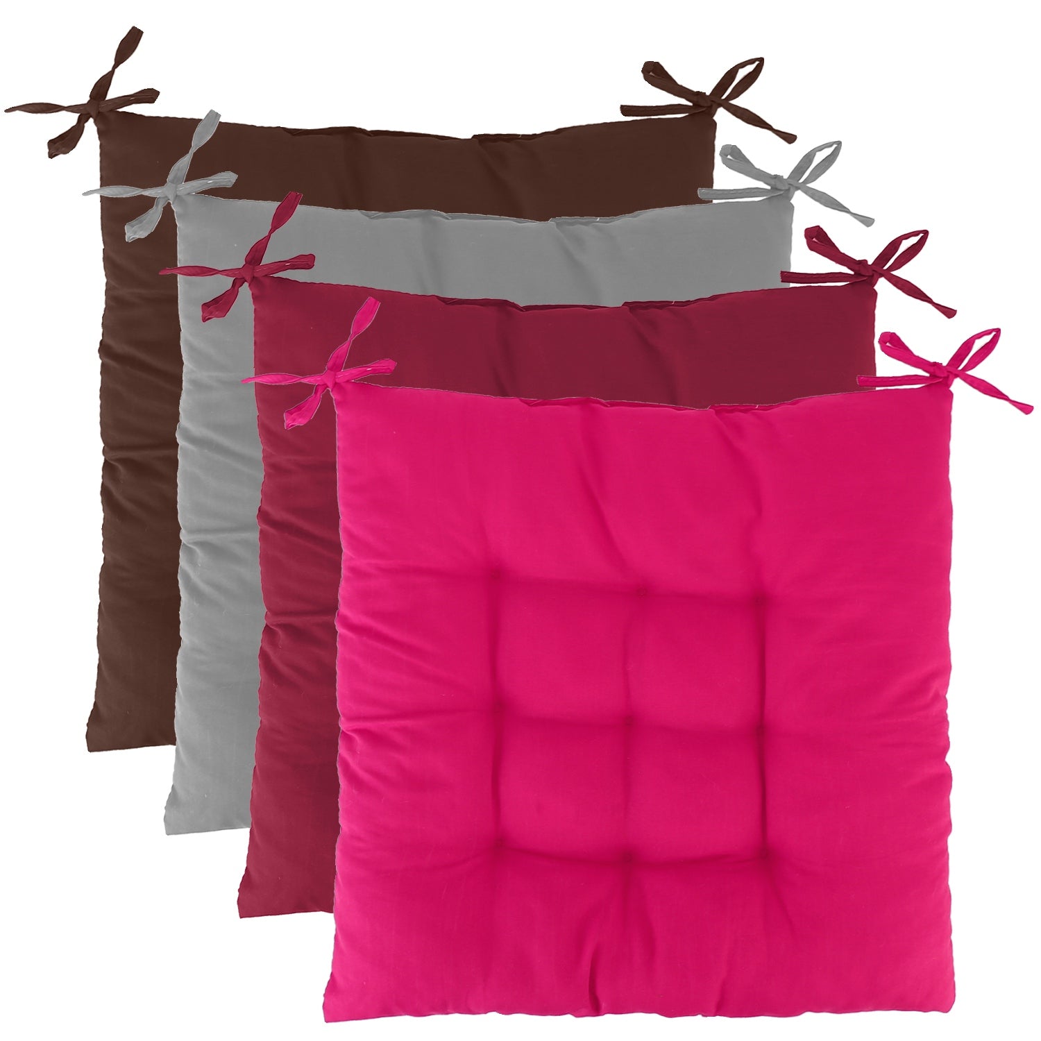 PURE PLY TEXTILES 4Pcs Chair Cushion | Ergonomic Support