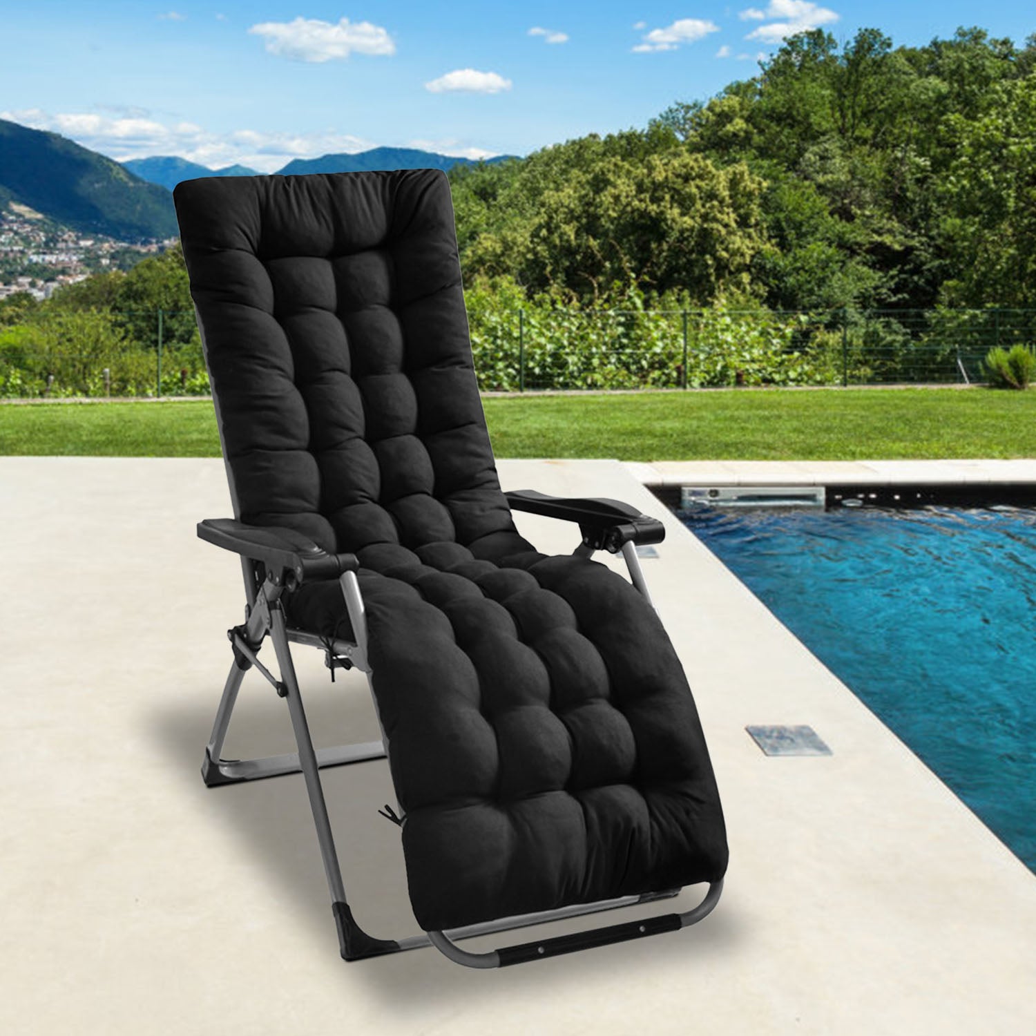 PURE PLY TEXTILES 1Pc Chaise Lounger | Ergonomic Support