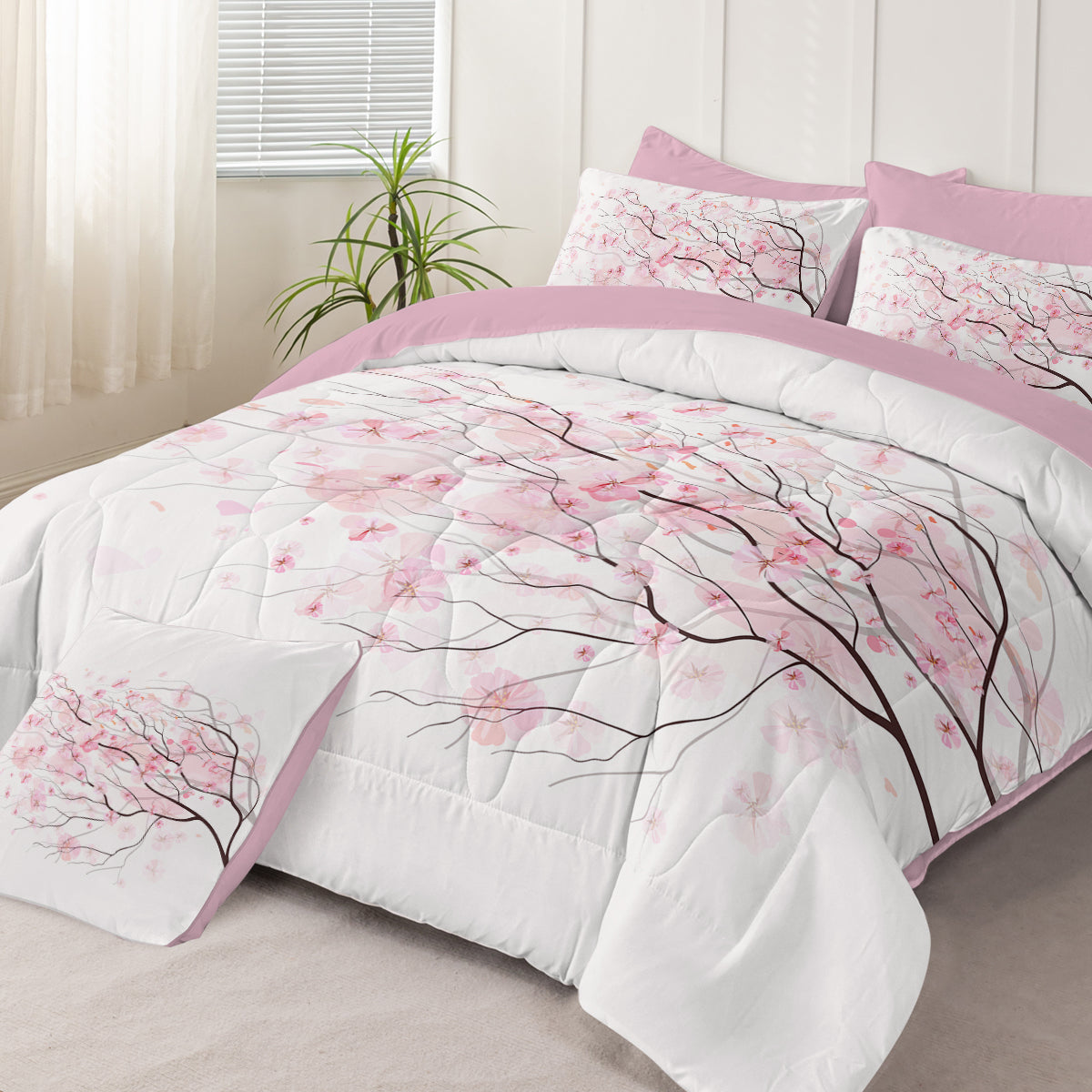 PURE PLY TEXTILES Cherry Blossom Pattern | Ergonomic Support